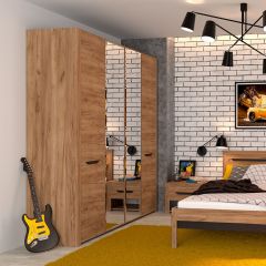АФИНА А11а Шкаф для одежды (крафт) в Тавде - tavda.mebel24.online | фото 2