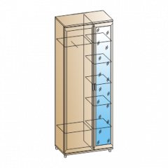 Детская Мелисса композиция 9 (Гикори Джексон светлый) в Тавде - tavda.mebel24.online | фото 2