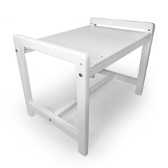 Детский растущий комплект стол и два стула  Я САМ "Лофт" (Белый, Белый) в Тавде - tavda.mebel24.online | фото 3