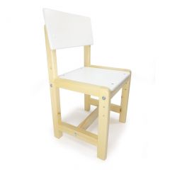 Детский растущий комплект стол и два стула  Я САМ "Лофт" (Белый, Сосна) в Тавде - tavda.mebel24.online | фото 5