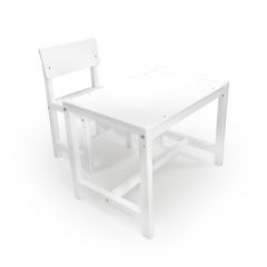 Детский растущий комплект стол и стул Я САМ "Лофт" (Белый, Белый) в Тавде - tavda.mebel24.online | фото 1