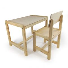 Детский растущий комплект стол и стул Я САМ "Лофт" (Береза, Сосна) в Тавде - tavda.mebel24.online | фото