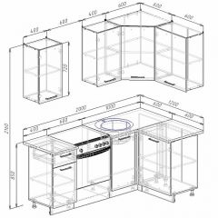 Кухонный гарнитур угловой Бланка 2000х1200 (Стол. 26мм) в Тавде - tavda.mebel24.online | фото 2