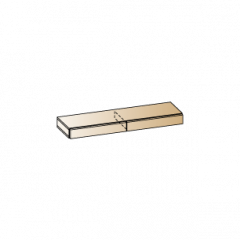 Гостиная Камелия Композиция 11 (Гикори Джексон темный) в Тавде - tavda.mebel24.online | фото 6