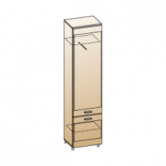 Гостиная Камелия Композиция 3 (Гикори Джексон светлый) в Тавде - tavda.mebel24.online | фото 2