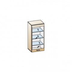 Гостиная Камелия Композиция 8 (Гикори Джексон темный) в Тавде - tavda.mebel24.online | фото 2