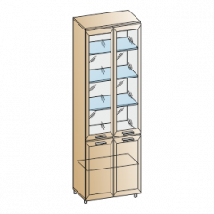 Гостиная Мелисса Композиция 3 (Гикори Джексон светлый) в Тавде - tavda.mebel24.online | фото 7