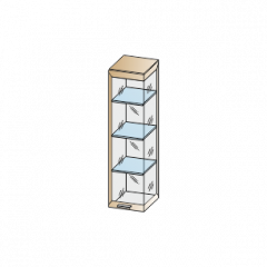 Гостиная Мелисса Композиция 8 (Гикори Джексон светлый) в Тавде - tavda.mebel24.online | фото 3