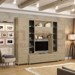 Гостиная Мелисса Композиция 9 (Гикори Джексон светлый) в Тавде - tavda.mebel24.online | фото 4