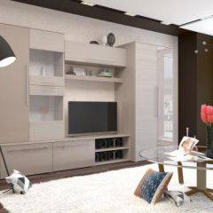 Стенка Монако МДФ в Тавде - tavda.mebel24.online | фото