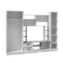 Гостиная СОЛО ЛДСП Белый в Тавде - tavda.mebel24.online | фото 2