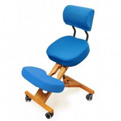 Коленный стул со спинкой Smartstool KW02В + Чехлы в Тавде - tavda.mebel24.online | фото 2