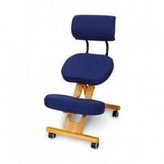 Коленный стул со спинкой Smartstool KW02В + Чехлы в Тавде - tavda.mebel24.online | фото 3