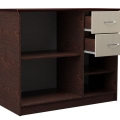 Комод АЛЛА (Венге/дуб млечный) Эко в Тавде - tavda.mebel24.online | фото 2