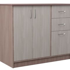 Комод АЛЛА (Ясень шимо светлый/темный) Эко в Тавде - tavda.mebel24.online | фото