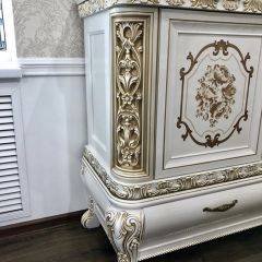 Комод с Зеркалом Алсу (белый глянец) в Тавде - tavda.mebel24.online | фото 9