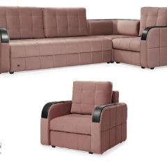 Комплект мягкой мебели Остин HB-178-18 (Велюр) Угловой + 1 кресло в Тавде - tavda.mebel24.online | фото 1