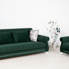 Комплект Роуз ТД 411 диван-кровать + кресло + комплект подушек в Тавде - tavda.mebel24.online | фото 1