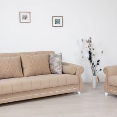 Комплект Роуз ТД 412 диван-кровать + кресло + комплект подушек в Тавде - tavda.mebel24.online | фото