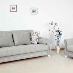 Комплект Роуз ТД 414 диван-кровать + кресло + комплект подушек в Тавде - tavda.mebel24.online | фото