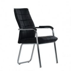 Кресло Barneo K-14 для посетителей и переговорных (черный) в Тавде - tavda.mebel24.online | фото