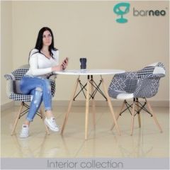Кресло Barneo N-14 Patchwork черно-белый в Тавде - tavda.mebel24.online | фото 3