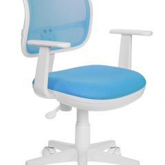 Кресло детское Бюрократ CH-W797/LB/TW-55 голубой в Тавде - tavda.mebel24.online | фото