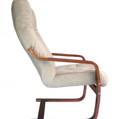 Кресло для отдыха (пружинка) Магнат 102-З-КР замша КРЕМ в Тавде - tavda.mebel24.online | фото 2