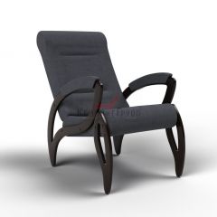 Кресло для отдыха Зельден 20-Т-ГР (тканьвенге) ГРАФИТ в Тавде - tavda.mebel24.online | фото