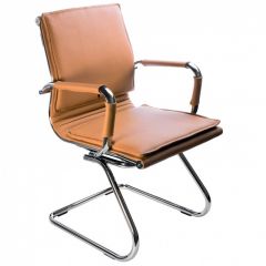 Кресло для посетителя Бюрократ CH-993-Low-V/Camel светло-коричневый в Тавде - tavda.mebel24.online | фото