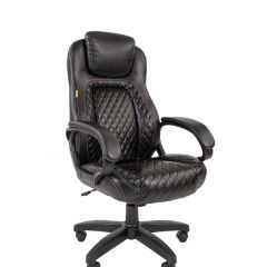 Кресло для руководителя  CHAIRMAN 432 (Экокожа черная) в Тавде - tavda.mebel24.online | фото 1