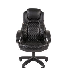 Кресло для руководителя  CHAIRMAN 432 (Экокожа черная) в Тавде - tavda.mebel24.online | фото 2