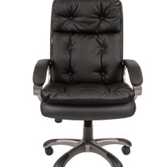 Кресло для руководителя  CHAIRMAN 442 (экокожа черная) в Тавде - tavda.mebel24.online | фото