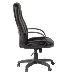 Кресло для руководителя  CHAIRMAN 685 (экокожа черный) в Тавде - tavda.mebel24.online | фото 3