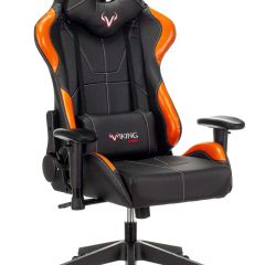 Кресло игровое Бюрократ VIKING 5 AERO ORANGE черный/оранжевый в Тавде - tavda.mebel24.online | фото