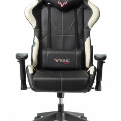 Кресло игровое Бюрократ VIKING 5 AERO WHITE черный/белый в Тавде - tavda.mebel24.online | фото 3