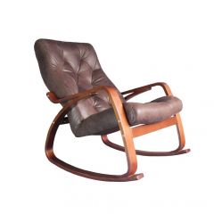 Кресло качалка Гранд 103-З-Ш Шоколад в Тавде - tavda.mebel24.online | фото
