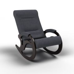 Кресло-качалка Вилла 11-Т-ГР (тканьвенге) ГРАФИТ в Тавде - tavda.mebel24.online | фото