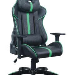 Кресло компьютерное BRABIX "GT Carbon GM-120" (черное/зеленое) 531929 в Тавде - tavda.mebel24.online | фото