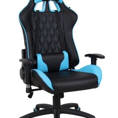 Кресло компьютерное BRABIX "GT Master GM-110" (черное/голубое) 531928 в Тавде - tavda.mebel24.online | фото