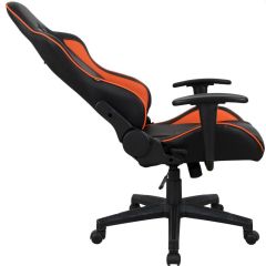 Кресло компьютерное BRABIX "GT Racer GM-100" (черное/оранжевое) 531925 в Тавде - tavda.mebel24.online | фото 4