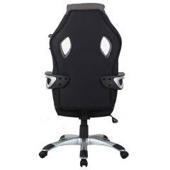 Кресло компьютерное BRABIX Techno GM-002 (ткань) черное/серое, вставки белые (531815) в Тавде - tavda.mebel24.online | фото 6