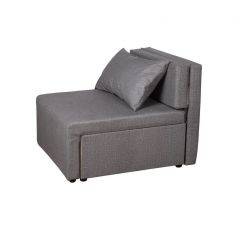 Кресло-кровать Милена (серый) Велюр в Тавде - tavda.mebel24.online | фото 1