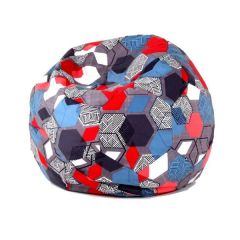 Кресло-мешок Мяч M (Geometry Slate) в Тавде - tavda.mebel24.online | фото