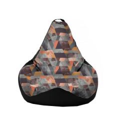 Кресло-мешок XL Snow Mango-Black в Тавде - tavda.mebel24.online | фото