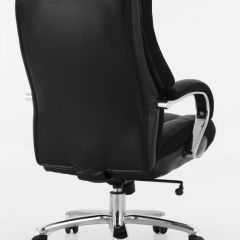 Кресло офисное BRABIX PREMIUM "Bomer HD-007" (рециклированная кожа, хром, черное) 531939 в Тавде - tavda.mebel24.online | фото 4