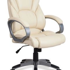 Кресло офисное BRABIX "Eldorado EX-504", экокожа, бежевое, 531167 в Тавде - tavda.mebel24.online | фото