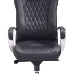 Кресло руководителя Бюрократ _AURA/BLACK черный в Тавде - tavda.mebel24.online | фото 2