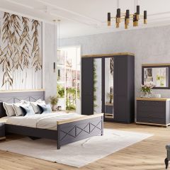 Кровать 1600 НКМ Лиана-1 с основанием в Тавде - tavda.mebel24.online | фото 2