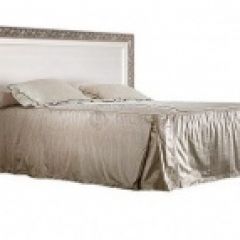 Кровать 2-х спальная (1,8 м) Тиффани штрих-лак/серебро с подъемным механизмом (ТФКР180-1[3]) в Тавде - tavda.mebel24.online | фото